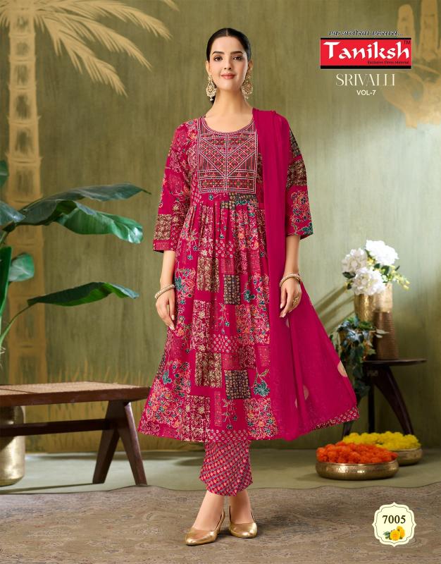 Taniksh srivalli vol 7 bombay wholesale kurti online